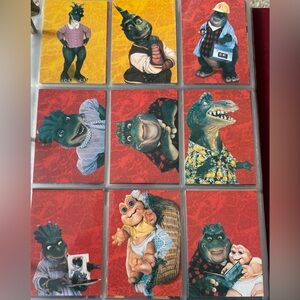 Dinosaurs Trading Cards Set